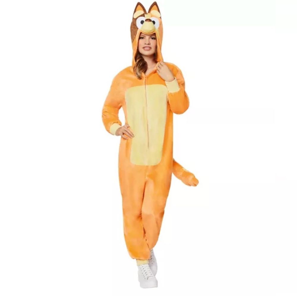 Spirit Halloween Adult Chilli Jumpsuit Costume - Disney Bluey Size Small/Medium